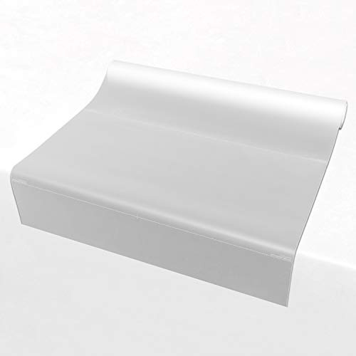 atFoliX Milchglasfolie FX Seidenmatt Sichtschutzfolie lichtdurchlässige Fensterfolie, 122 cm Breite - Länge auf Wunsch auswählen