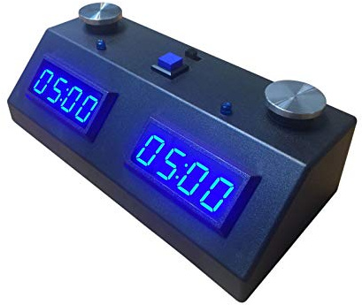 ZmartFun II Digital Chess Clock - Black/Blue