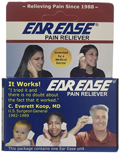 Ear Ease Smärtstillande för vuxna, barn och seniormedborgare-naturlig, säker, icke-invasiv, snabbverkande och effektiv öronvärkslindring från sinustryck, höjdförändringar, simning, allergier, förkylning och influensa