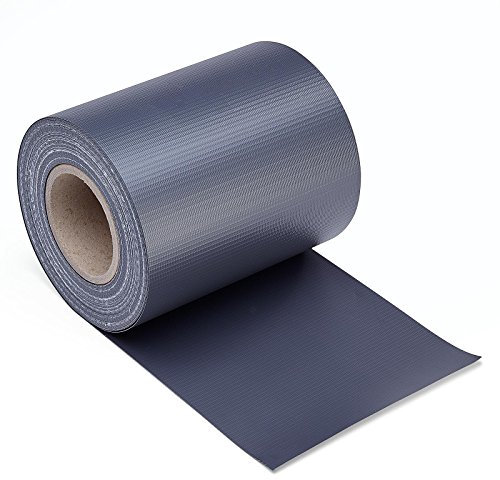 ESTEXO PVC Sichtschutz Streifen 35m Länge Zaunblende Folie Doppelstabmatten Zaun Zaunfolie Anthrazit