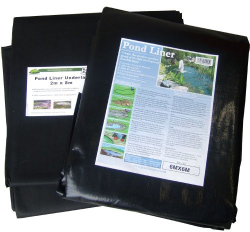 Flexiliner Pond Liner 4x3m with 40yr Guarantee and FREE Underlay
