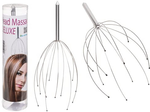 Out of the Blue 61/1990 - Kopfmassagegerät Deluxe mit 12 Stäben, aus Metall