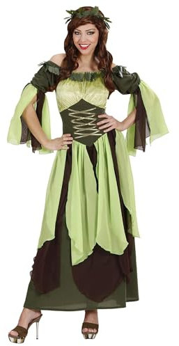 W WIDMANN MILANO Party Fashion - disfraz madre naturaleza, vestido, medieval, hada, duende de madera, disfraces de carnaval