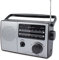Caliber Retro Radio FM mit Batteriebetrieb – Tragbares Vintage Radio mit Kopfhöreranschluss, UKW-Empfang, Handgriff & Teleskopantenne für Zuhause, Outdoor & Camping