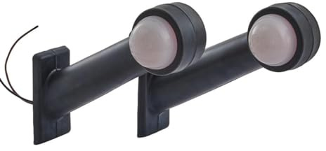 HELLA 2XS 955 232-001 Umrissleuchte - Begrenzungsleuchte - Anhänger - Wohnwagen - Halogen - 24V - Anbau - ECE/ADR/GGVS - seitlicher Anbau