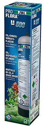 JBL ProFlora U500 CO₂ Einwegflasche für Aquarien, 500 g