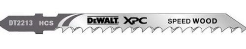 Dewalt DT2218-QZ - Hojas de sierra de calar XPC 100 EXTREME corte recto y rapido madera dura/laminados 60mm paso 4mm