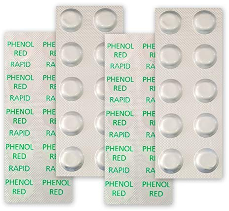 well2wellness 40 Pool Testtabletten pH-Wert Bestimmung (Phenolred Rapid) - 4 x 10 Stück