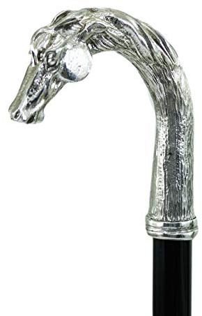 CAVAGNINI Bastone da Passeggio Testa di Cavallo Legno Personalizzato | Bastone da Passeggio Made in Italy Legno di Faggio 5 Colori Robusto per Anziani Idea Regalo Artigianato Italiano Pezzo Unico