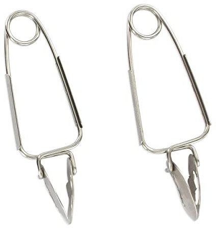 FACKELMANN 32130 Snail Tongs, Stainless Steel, Grey, 22.7 x 11.6 x 5 cm