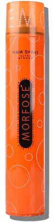 Morfose Spray Coiffant Ultra Strong 400ml – Fixation ultra forte longue durée – Haarspray professionnel non collant – Pour tous types de cheveux