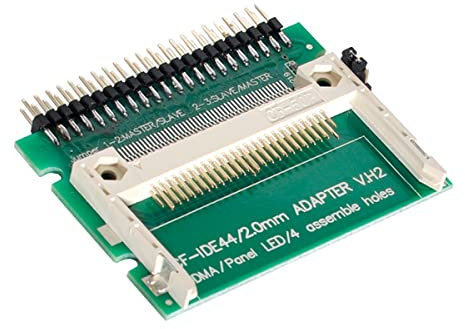 cablecc CF Compact Flash Merory Karte zum Laptop 2,5 44-poliger Stecker auf IDE Festplatte HDD SSD Adapter