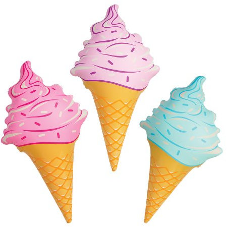 Aufblasbare Eiscreme-Kegel (1 dz)