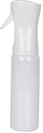 Flairosol Flasche weiß mit Sprühkopf | 300 ml | Kopfüber anwendbar | Feinzerstäuber | Friseurflasche