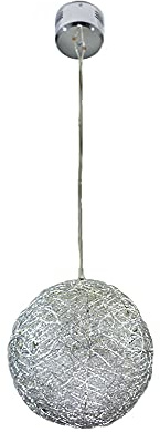 Dapo Alissa Deckenleuchte D 30cm Aluminium Draht Kugelleuchte | Halogen und LED, Pendelleuchte, Dekoleuchte, modern