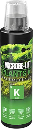 MICROBE-LIFT Plants K - Fertilizzante liquido al potassio per piante acquario, altamente concentrato, 236 ml