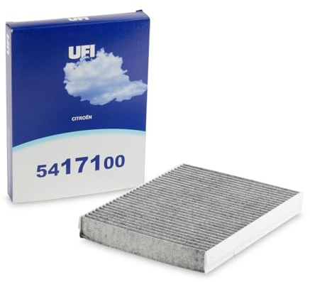 UFI Filters, Filtro de Habitáculo de Carbón Activo 54.171.000, Filtro de Habitáculo de Recambio, Apto para Coche, Apto para Modelos Citroen Xsara Picasso