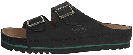 Scholl Air Bag Nublined-U, Scarpe da lavoro per settore medico Unisex - Adulto, Nero, 42 EU