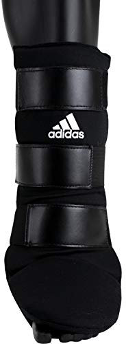 adidas Schienbeinschutz Textile Shin Instep Guard, Schwarz/Weiß, XL, ADIGSS013