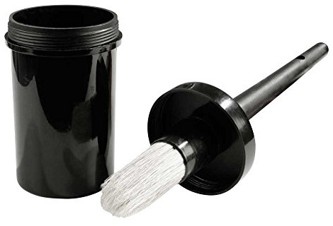 PFIFF 100555 Hufpinsel inklusive Behälter, Verschließbar, Schwarz