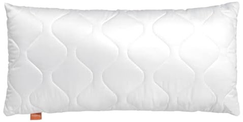 sleepling Kopfkissen 40x80 cm, Allergiker Kissen, waschbar, Made in EU, Ökotex, langes Schlafkissen 40 x 80, Bettkissen, Pillow, Komfort 100