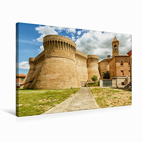 CALVENDO Urbisaglia Toile décorative en Tissu de qualité supérieure 75 x 50 cm Motif Burg Von Urbisaglia