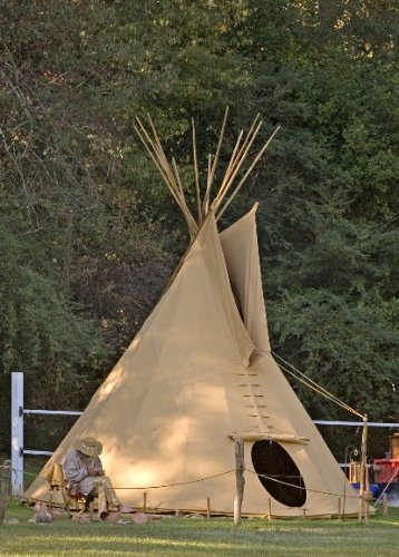 Ø 4m Tipi Indianerzelt Wigwam Indianer Zelt Sioux Style