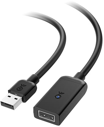 Cable Matters Active USB Extension Cable 16.4 ft / 5m (Active USB Extender Cable) for Webcam, Oculus Sensor, HTC Vive Link Box, Xbox Kinect, PlayStation Camera and More