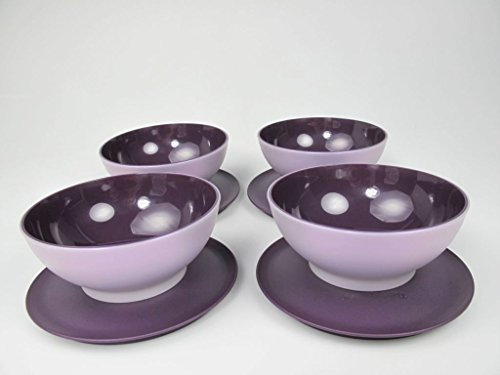 TUPPERWARE Tazòn Postre Allegra de 275 ml púrpura (4)
