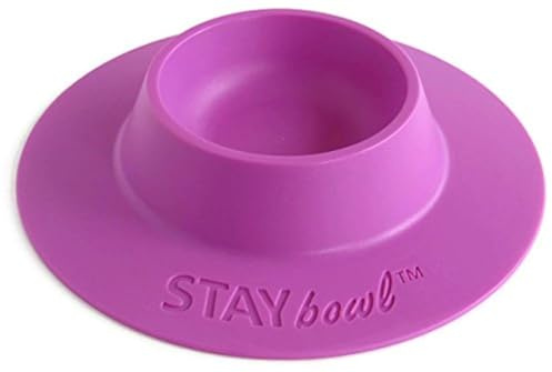 STAYbowl Tip-Proof Ergonomic Pet Bowl for Guinea Pig and Other Small Pets, 1/4-Cup Small Size, Lilac (Purple)