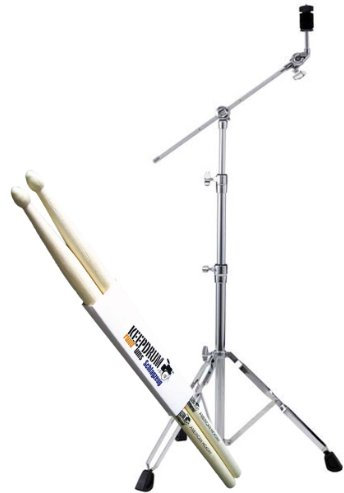 Pearl BC-830 Cymbal Galgen-Beckenständer + keepdrum Drumsticks 1 Paar
