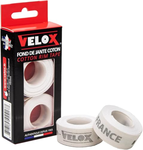 Velox Rim Tape, White, 16mm x 2m (2-Pack)