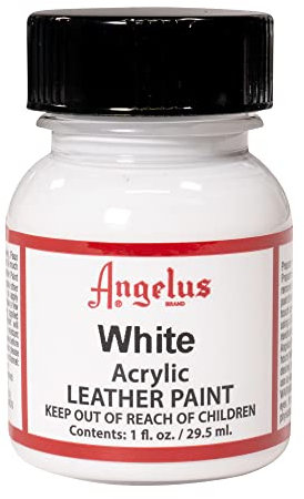 Angelus Acryl-Lederfarbe, Unisex-Erwachsene, 50-1948-A2, weiß, 1 Oz Standard