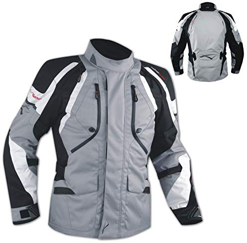 A-Pro Giacca Offroad Enduro Moto Turismo Impermeabile Tessuto Protezioni CE Prese Aria