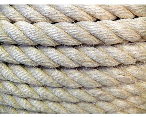 Westward Ropes Natural Rope - 10mm Sisal Natural Rope x 6 Metres