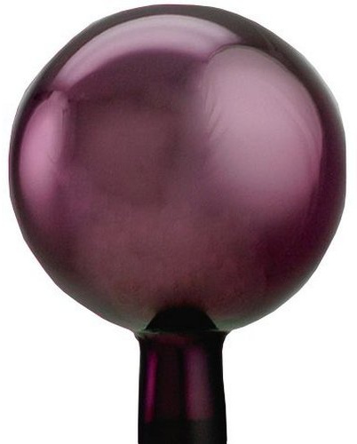 Original Rosenkugel 12 cm violett verspiegelt