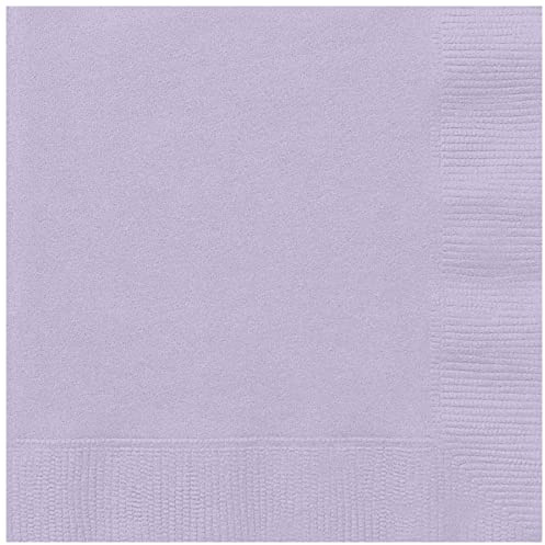 Papierservietten - 13 cm - Lavendelfarben - Packung mit 20 Stück