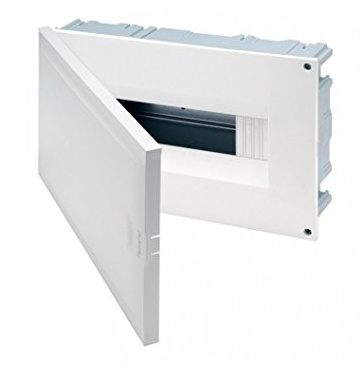 FAMATEL – Armario Vita empotrar | IP 40 | 12 Elementos | 195 x 314 x 62 mm | Puerta Opaca | Blanco