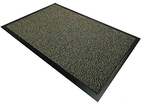 Casatessile Nevada Zerbino tappeto asciugapassi rettangolare Zerbino Antiscivolo per Ingresso, Interno Esterno per Casa o Ufficio - BEIGE, 40x70 cm.