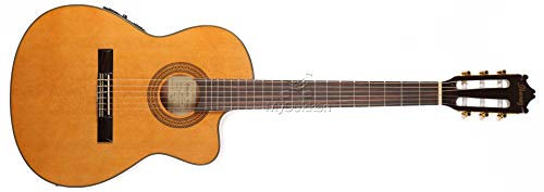Ibanez GA5TCE-AM - Chitarra da concerto a spalla mancante e riproduttore di suoni, colore: Ambra con finitura lucida
