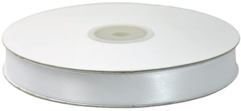 Nastro Bianco doppio raso h 15mm 50mt