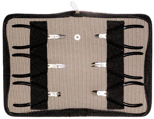 C.K T3703 Elektronik-Zangensatz 6-teilig in Servicetasche,
