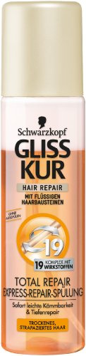 Gliss Kur Total Repair Express-Repair-Spülung, 2er Pack (2 x 200 ml)