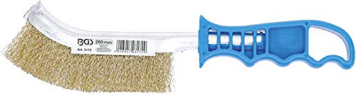 BGS 3172 | Drahtbürste | vermessingt | 260 mm | Allzweck-Drahtbürste | Handdrahtbürste