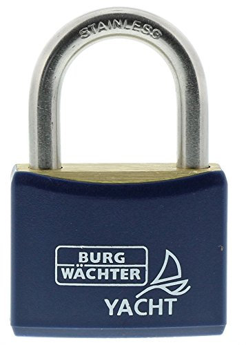 BURG-WÄCHTER, Cadenas, Lot de 2 Pièces, 6,5 d'Epaisseur de Anse, 4 Clés, Duo 460 Ni 40 SB