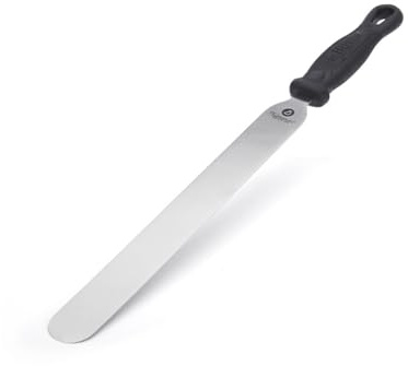 DE BUYER -4230.30 -spatule fkofficium droite 30cm | 30 x 3,5 cm, Fabriquée en France, Permet de Niveler, Étaler, Lisser et Glacer les Préparations Pâtissières