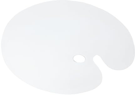 Jack Richeson 696067 Clear Oval Plexi Palette 17 X 24