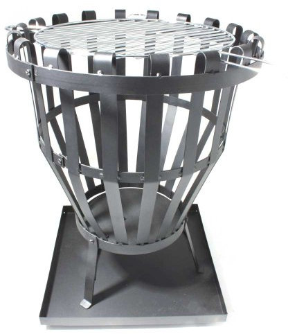 Garden Pleasure Feuerkorb mit Aschefänger schwarz