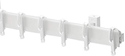 Swish Sologlyde Curtain Track Set, White, 125 Cm