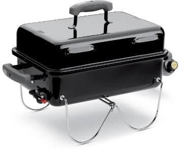 WEBER-STEPHEN PRODUCTS Go Anywhere LP Gas Grill, Black, 160-Sq. In.
